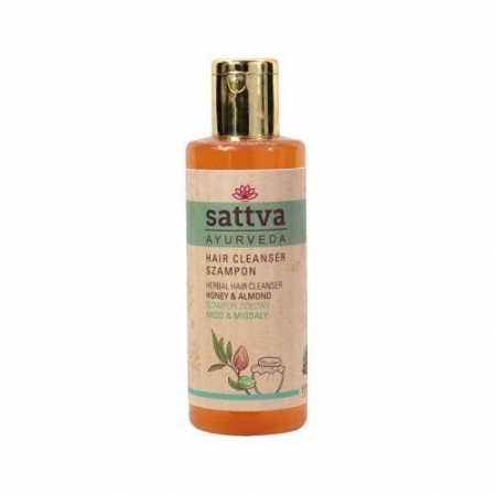 SATTVA AYURVEDA Szampon do każdego rodzaju włosów Miód i Migdał 210ml